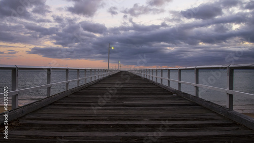 Hervey Bay Australia - Sunrise at Urangan Pier photo