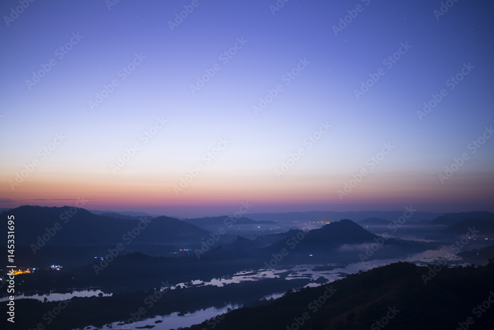 Landscape morning sunrise Landscape morning sunrise