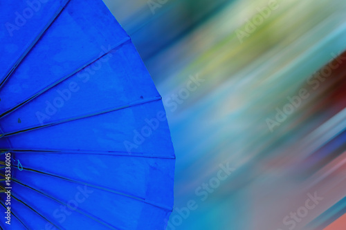 blue umbrella, Half frame photos for fonts photo