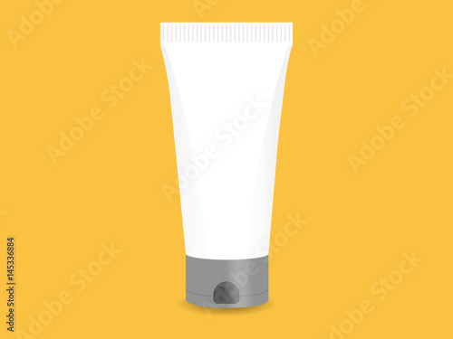 Cosmetic package for cream, soups, foams, shampoo Icon