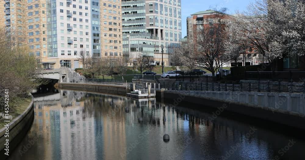 4K UltraHD View of Providence, Rhode Island city center 4K UltraHD View of Providence, Rhode Island city center