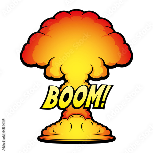 Nuclear explosion.