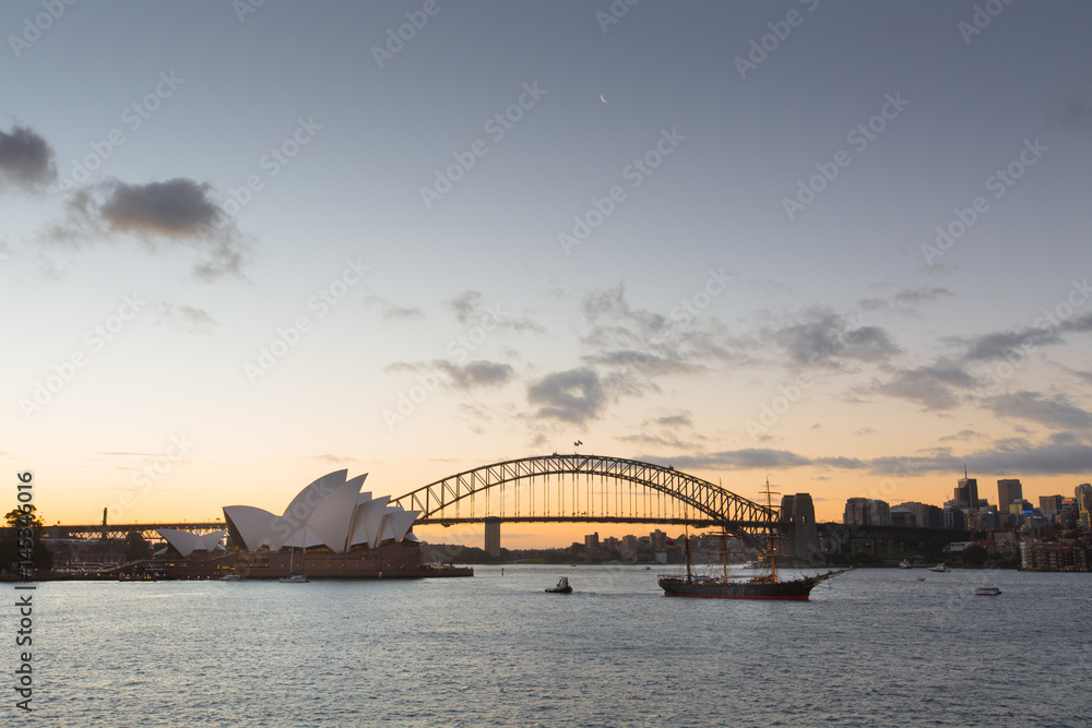 Sunset at Sydney
