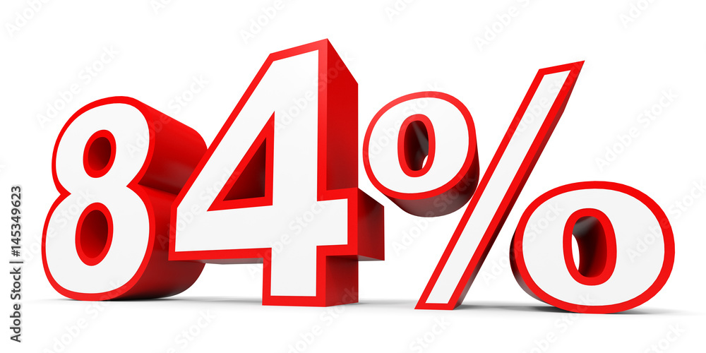 Eighty four percent off. Discount 84 %. Eighty four percent off. Discount 84 %.