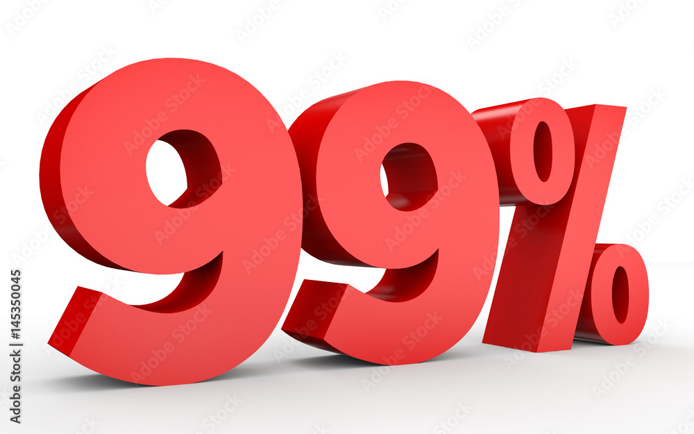 Ninety nine percent off. Discount 99 %. Ninety nine percent off. Discount 99 %.