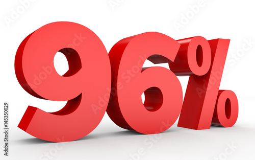 Ninety six percent off. Discount 96 %.