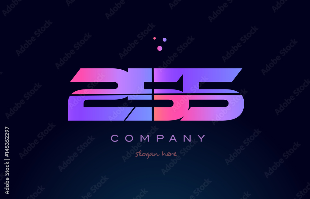 255 pink magenta purple number digit numeral logo icon vector 255 pink magenta purple number digit numeral logo icon vector
