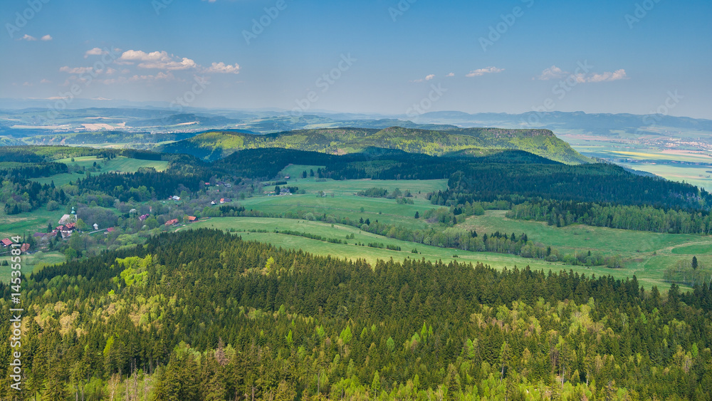 Obraz premium Stolowe Mountains, Klodzka valley, Sudetes, Poland 