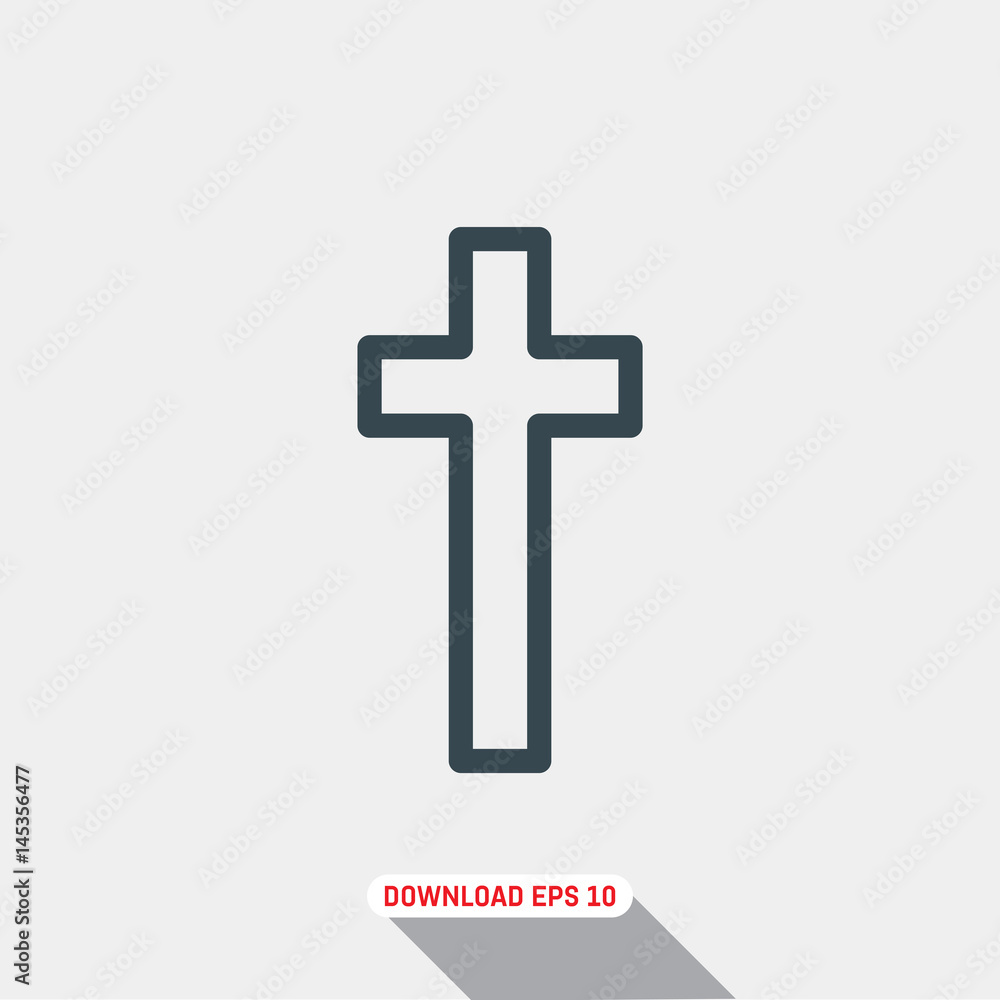 Cross icon, vector Cross icon, vector