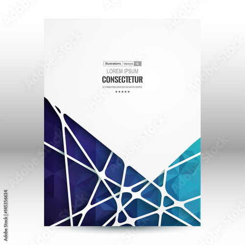 Abstract geometric background with polygons. Info graphics composition with geometric shapes.