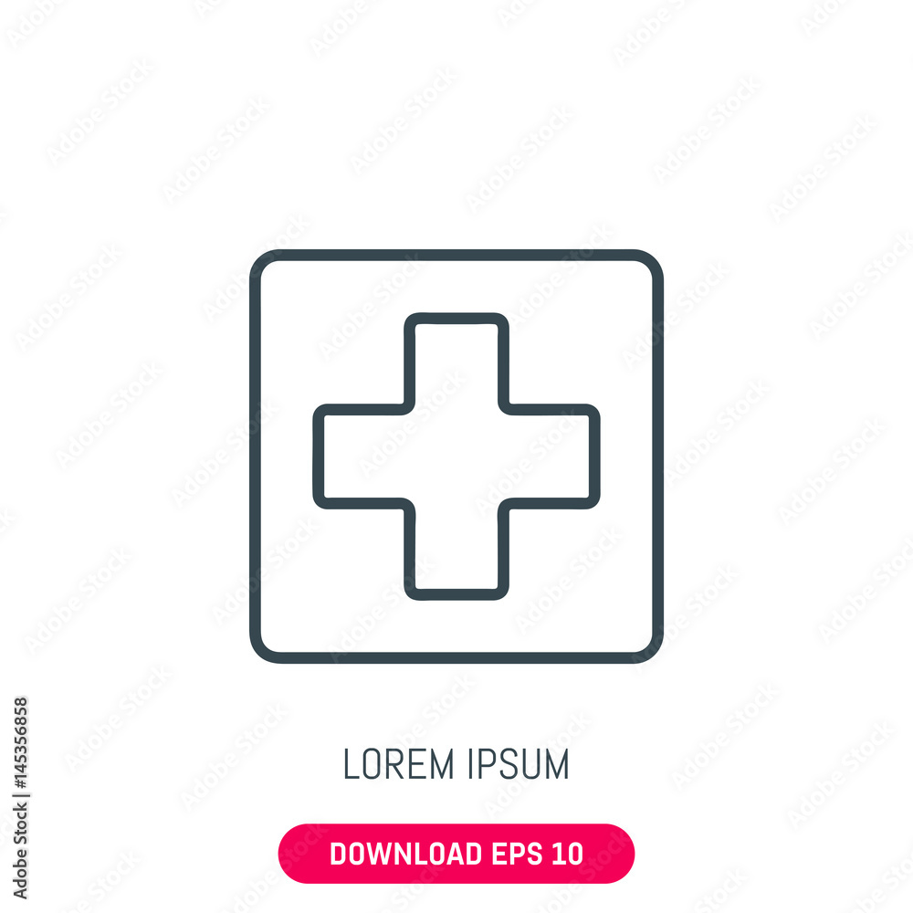 Medicine icon, vector Medicine icon, vector