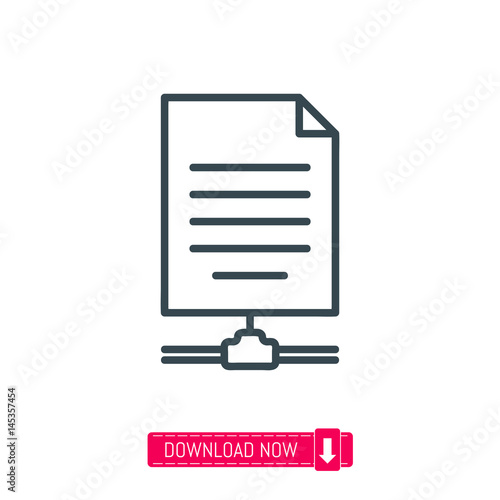 Sharing archives icon, vector