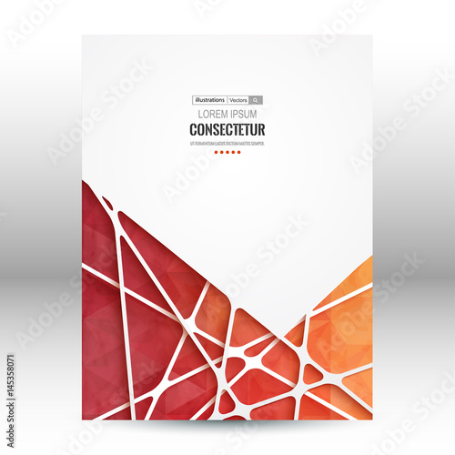 Abstract geometric background with polygons. Info graphics composition with geometric shapes.