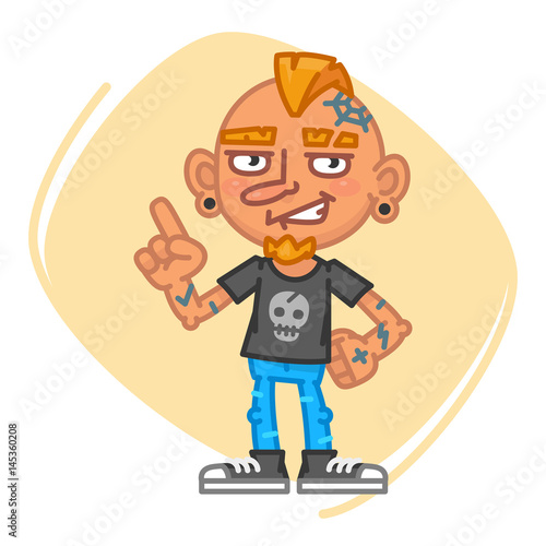 Tattoo Artist Points Finger