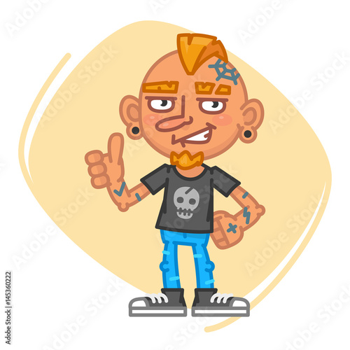 Tattoo Artist Shows Thumbs Up