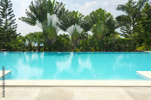 Obraz na plátně Tropical Swimming Pool