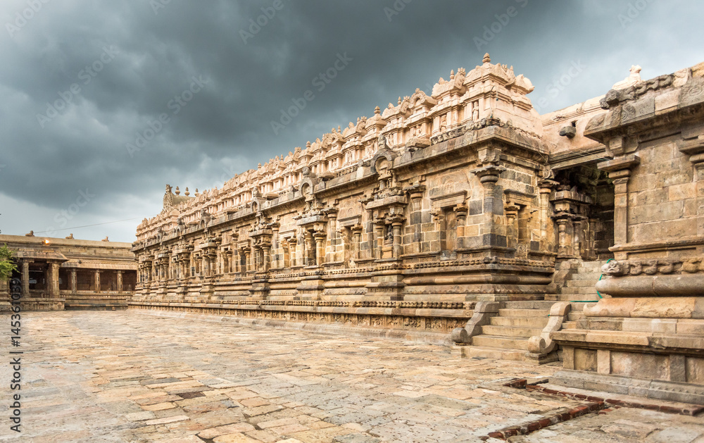 Ancient Hindu temple at Darasuram, Tamil Nadu, India