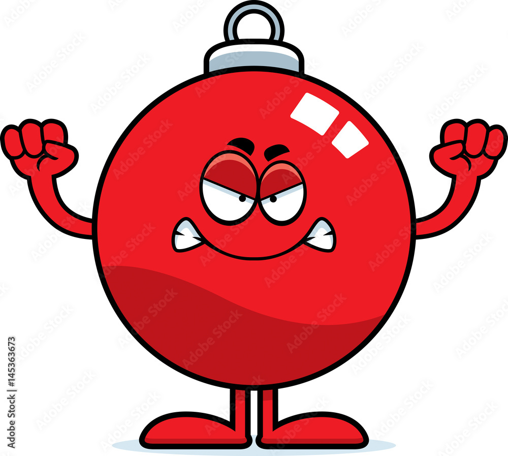 Obraz premium Angry Cartoon Ornament