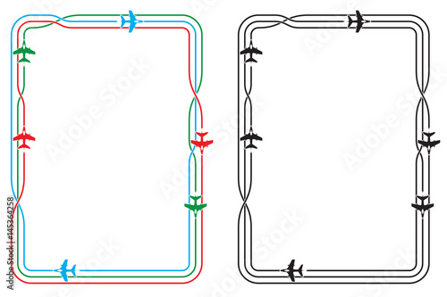 simple jet border