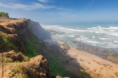 Stormy Atlantic coast near Rabat-Sale, Morocco