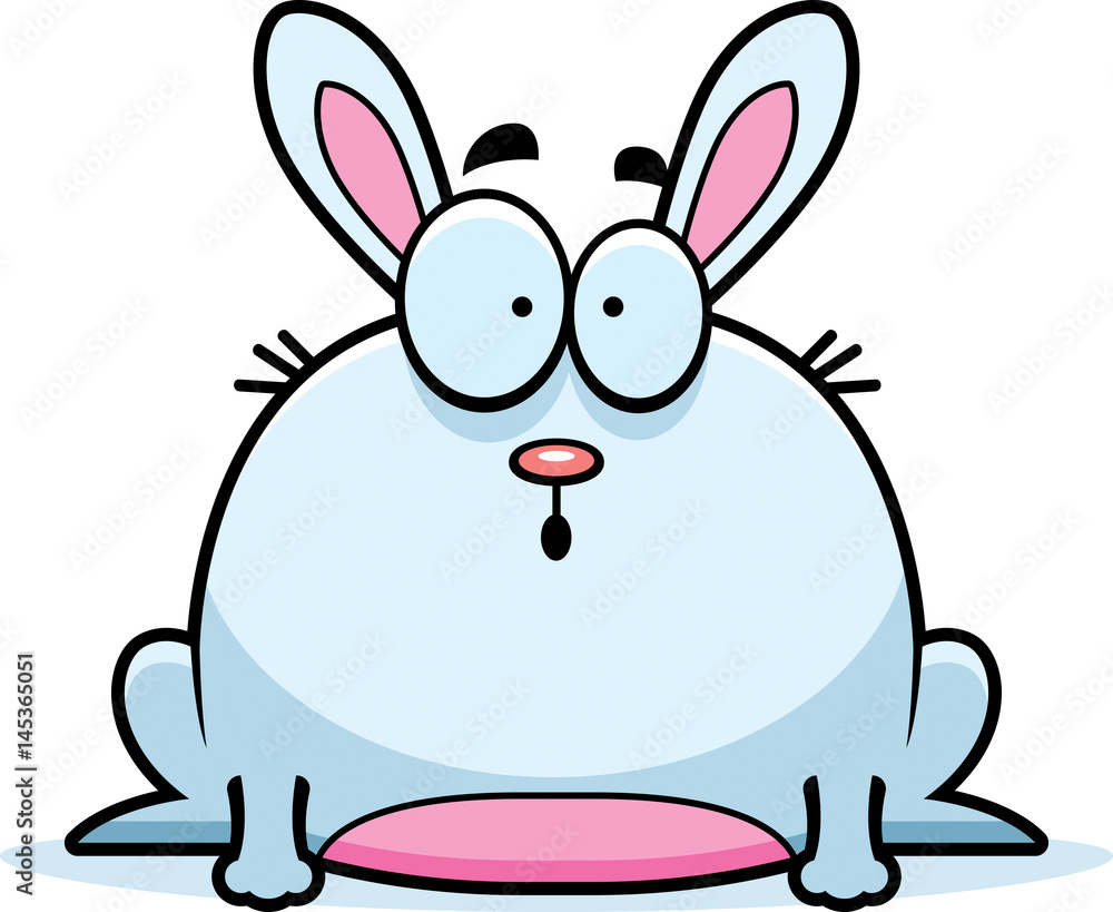 Obraz premium Surprised Little Rabbit