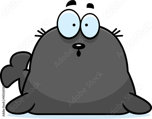 Surprised Cartoon Seal