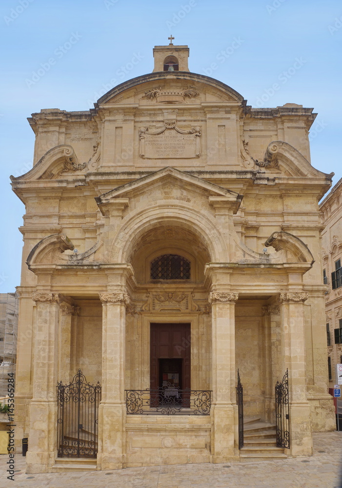 Die Kirche St. Katharina von Italien in Valletta / Malta