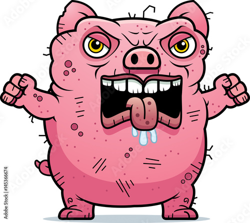 Angry Ugly Pig