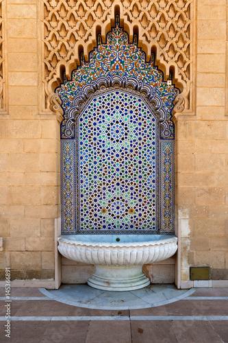 Mausoleum Mohamed V. in Rabat, Morocco photo