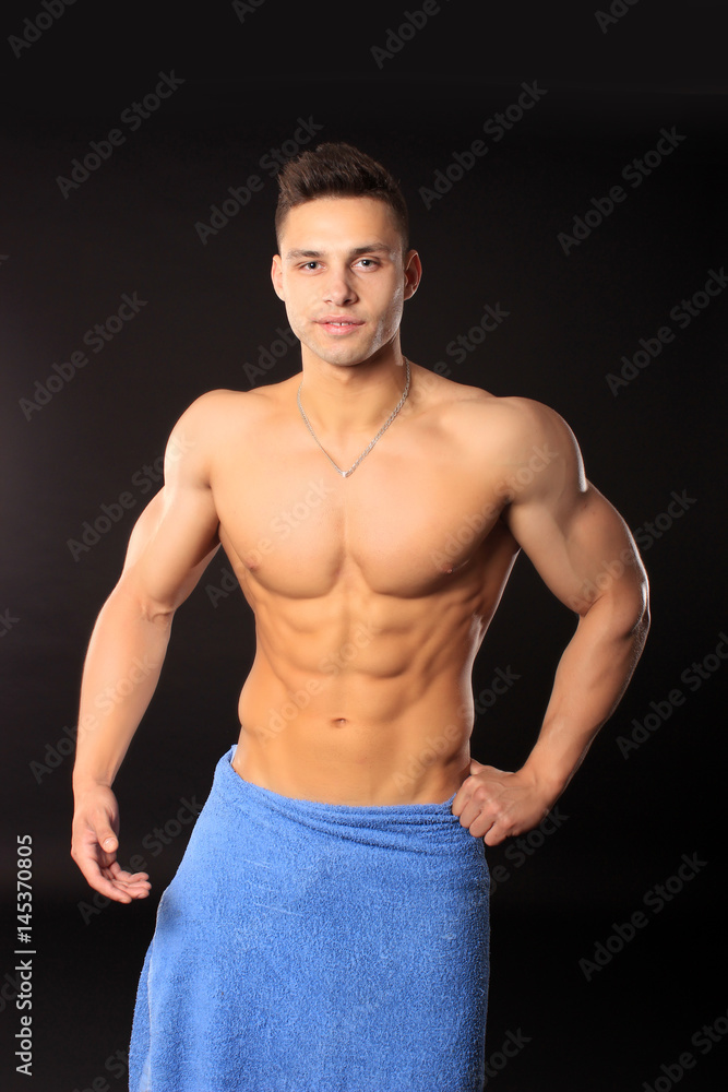 handsome bodybuilder man in shorts handsome bodybuilder man in shorts