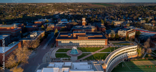 Washington State University campus aerial view photo