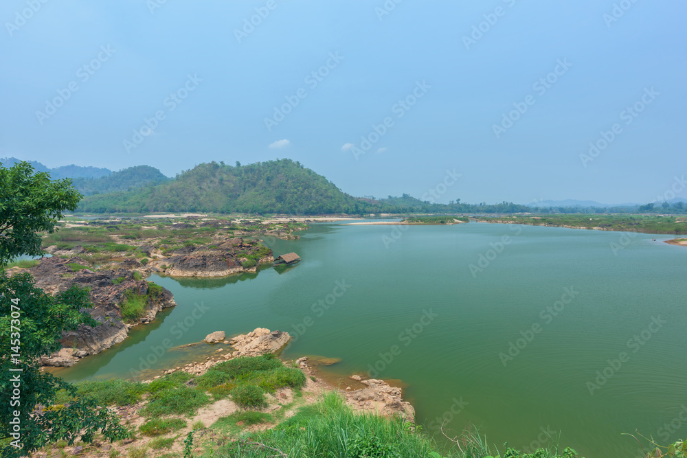 Landscape of Mekong river at Thailand