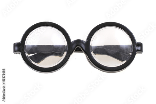 old glasses isolated