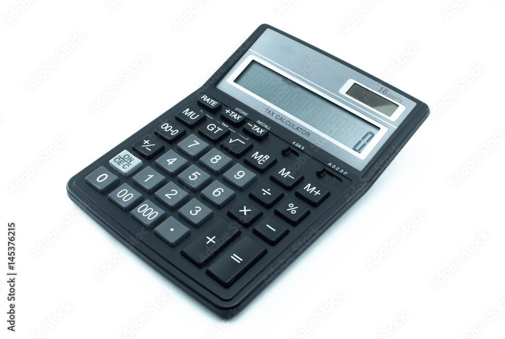 Calculator isolated on white background. Calculator isolated on white background.