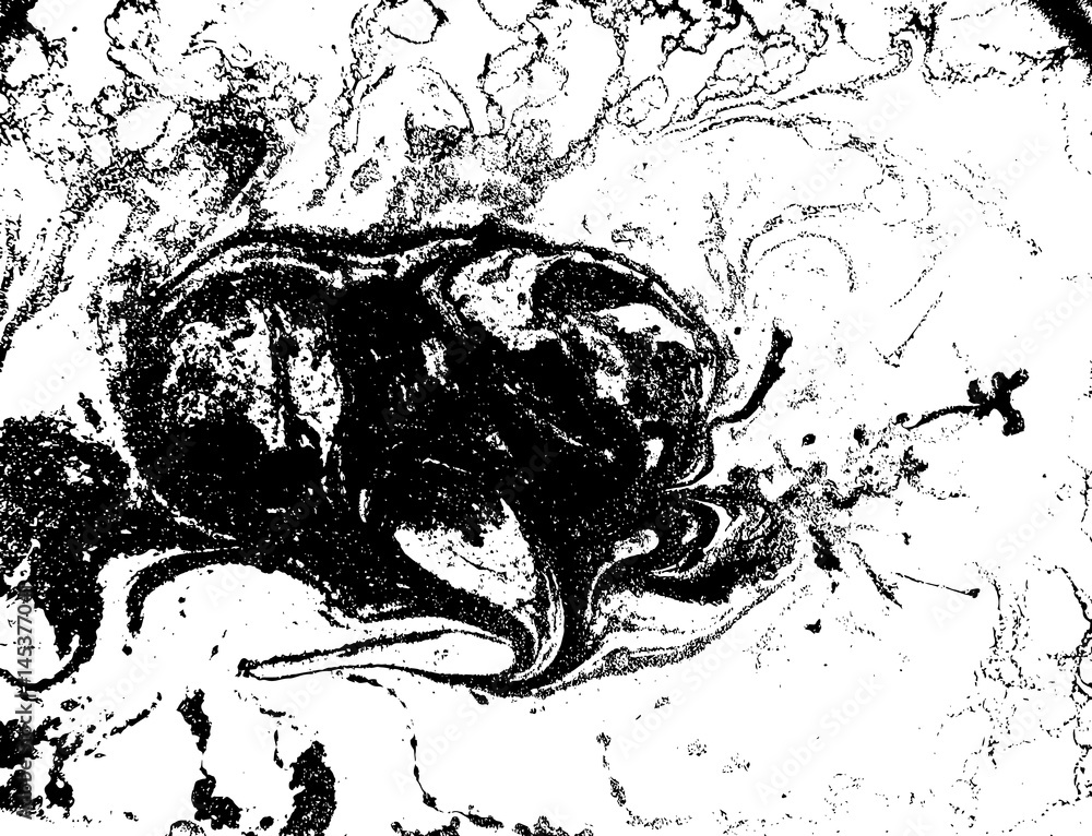 Black and white liquid texture, watercolor hand drawn marbling illustration, abstract vector background Black and white liquid texture, watercolor hand drawn marbling illustration, abstract vector background