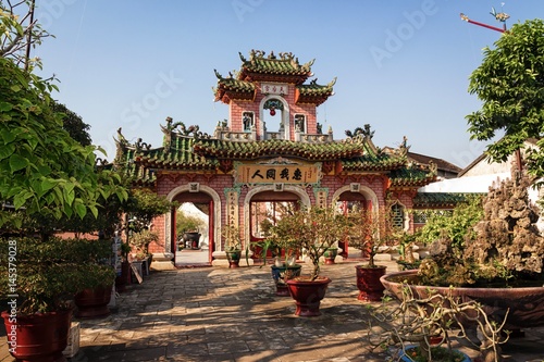 Gate of Phuoc Kien Assembly Hall (Hội quán Phước Kiến) , Hoi An, Vietnam