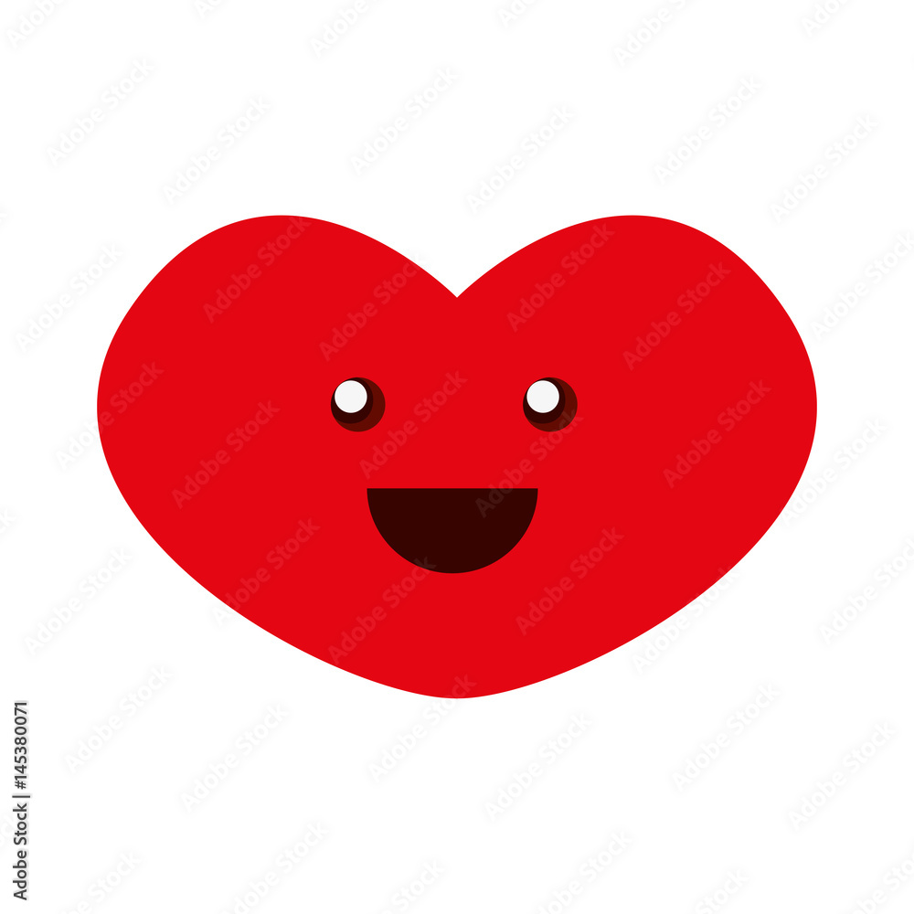 Fototapeta premium Heart and love icon vector illustration graphic design