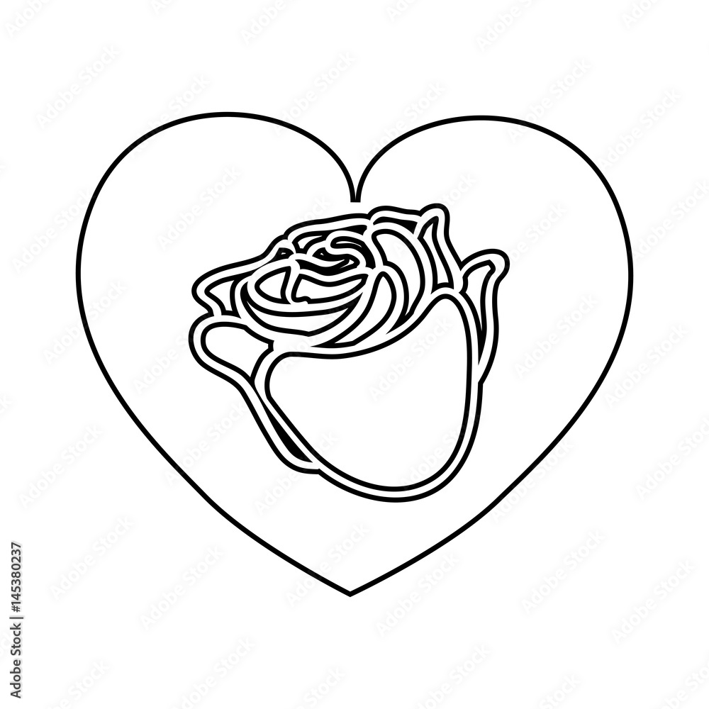 Heart and love icon vector illustration graphic design Heart and love icon vector illustration graphic design