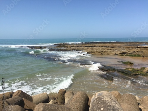 beautiful beach in Morocco