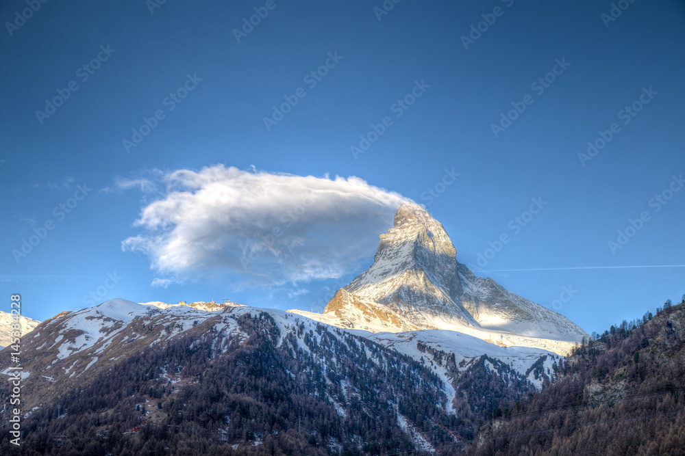 Matterhorn mountain in Switzerland