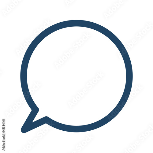 Bubble chat speakbox icon vector illustration graphic design photo