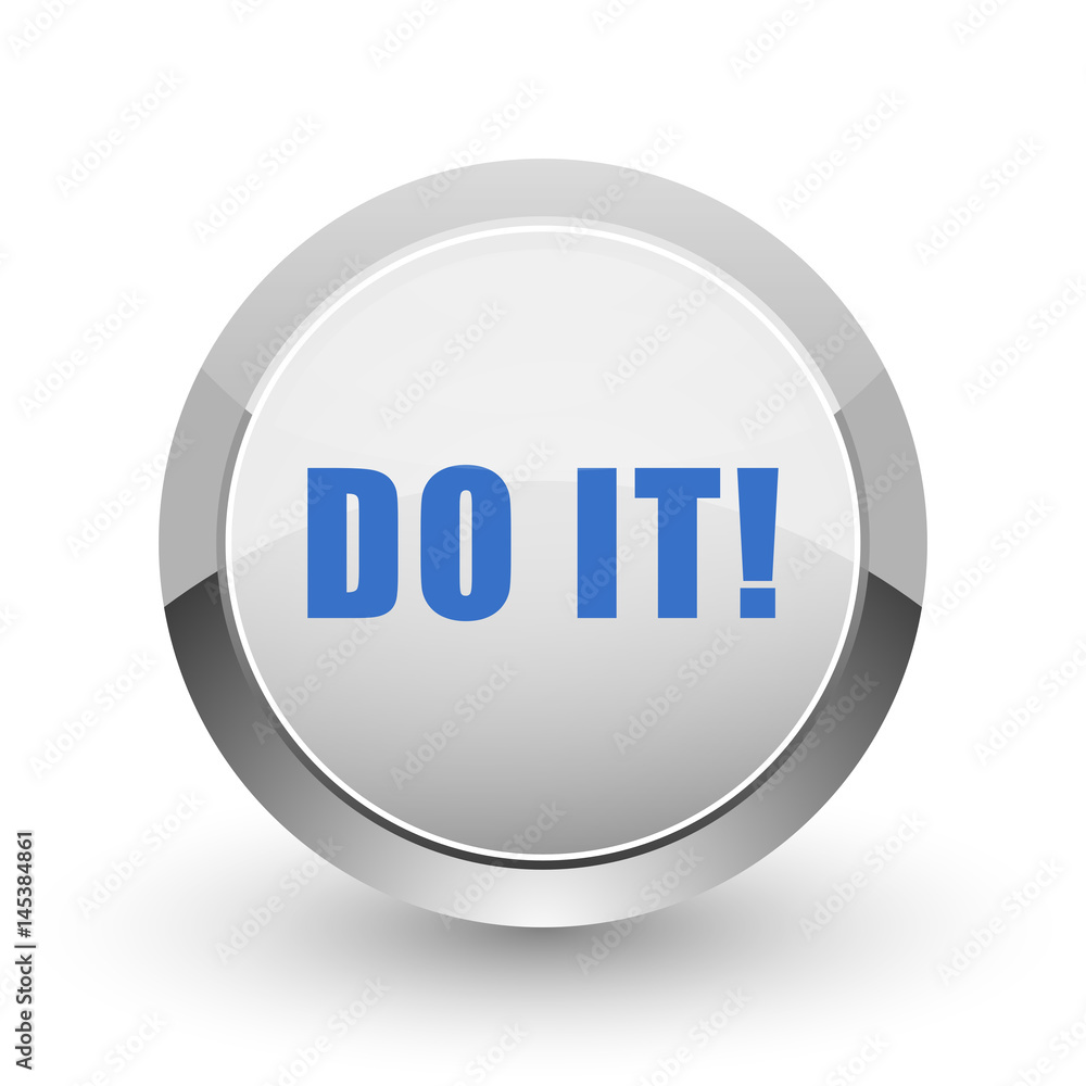 Do it chrome border web and smartphone apps design round glossy icon. Do it chrome border web and smartphone apps design round glossy icon.