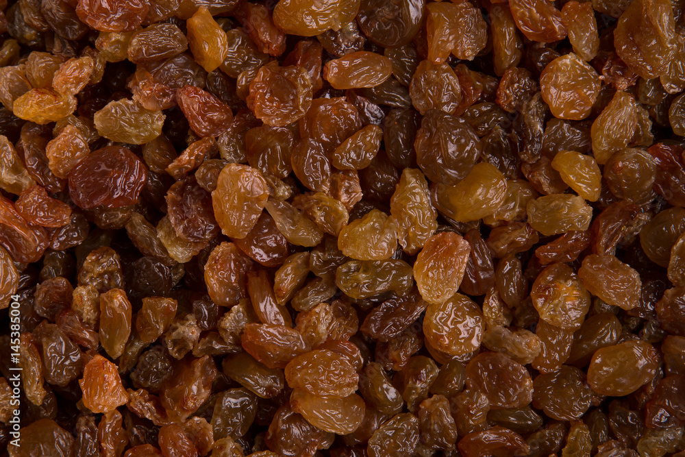 A scattering of raisins. A scattering of raisins.