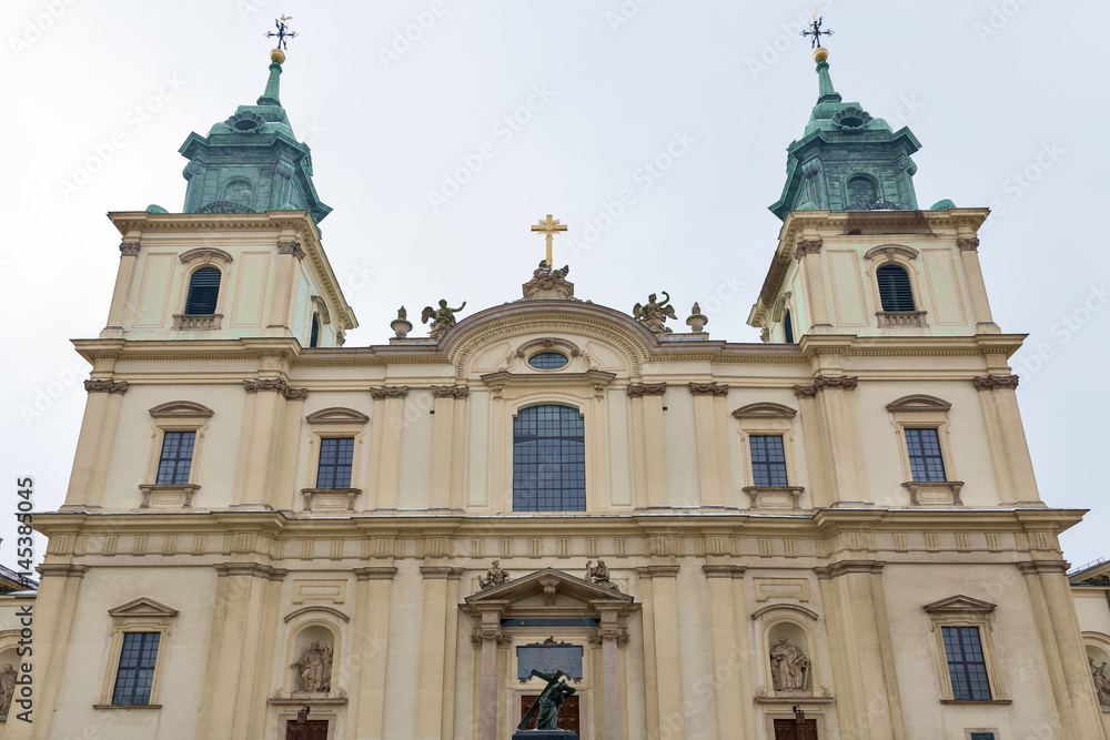 Church of the Holy Cross in Warsaw, Poland.