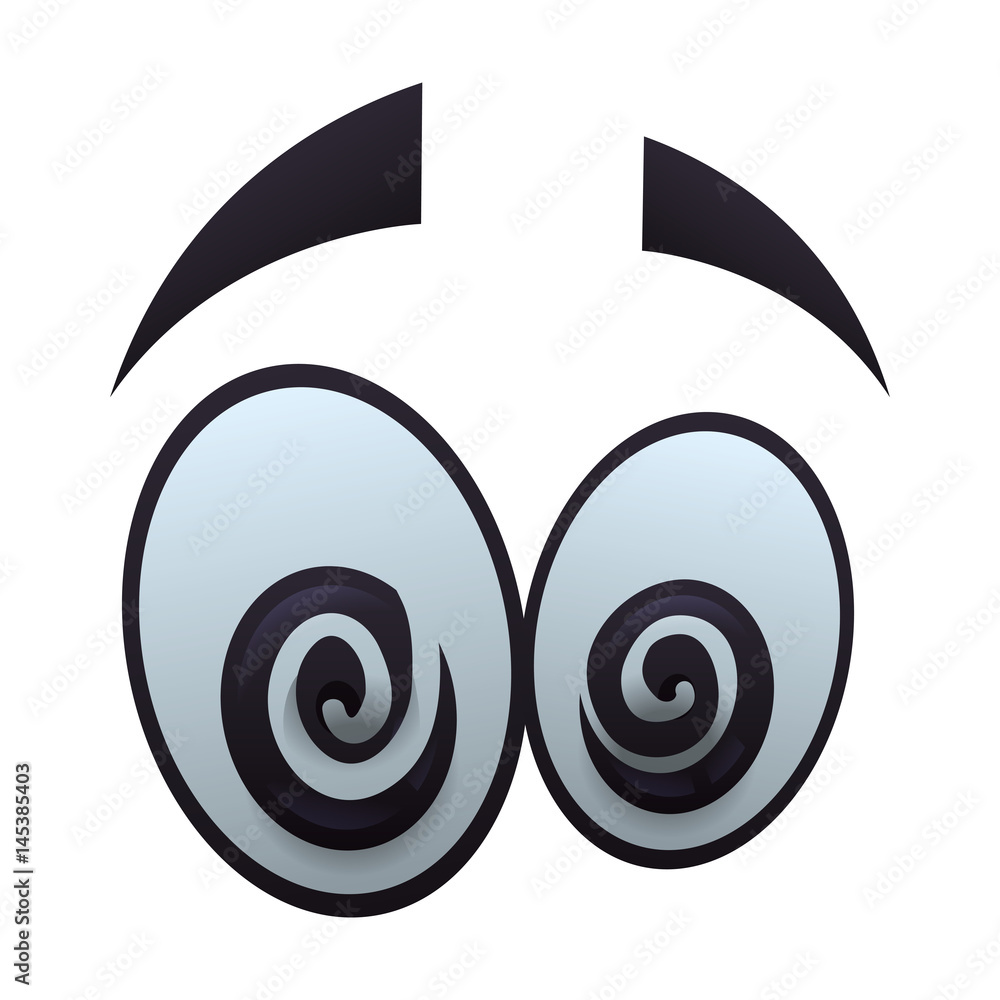 Cartoon eyes expression icon vector illustration graphic design Cartoon eyes expression icon vector illustration graphic design