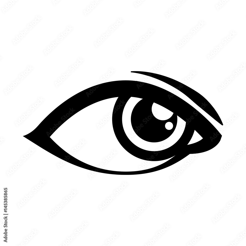 Human eye symbol icon vector illustration graphic design Human eye symbol icon vector illustration graphic design