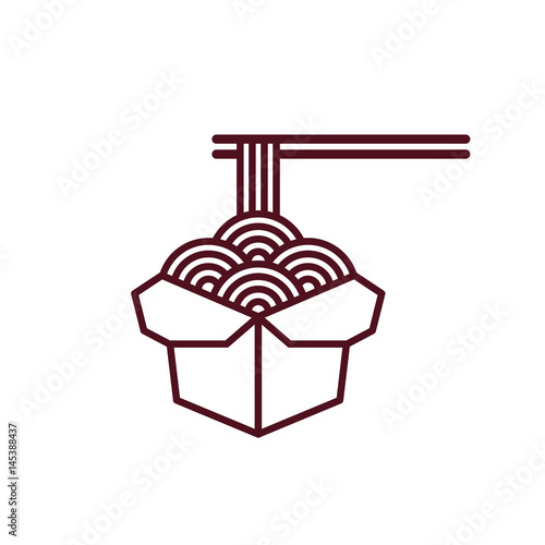 Chinese noodles icon