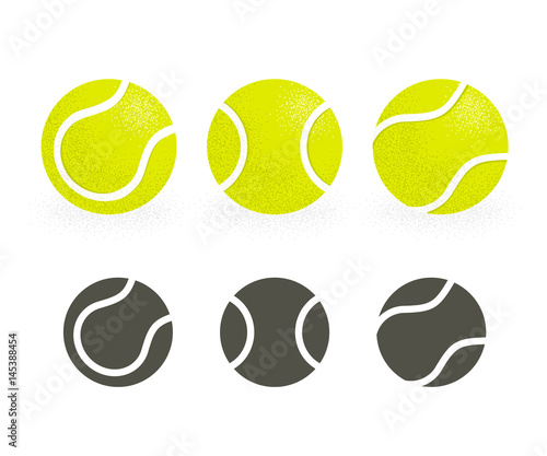 Canvas Print Tennis balls set