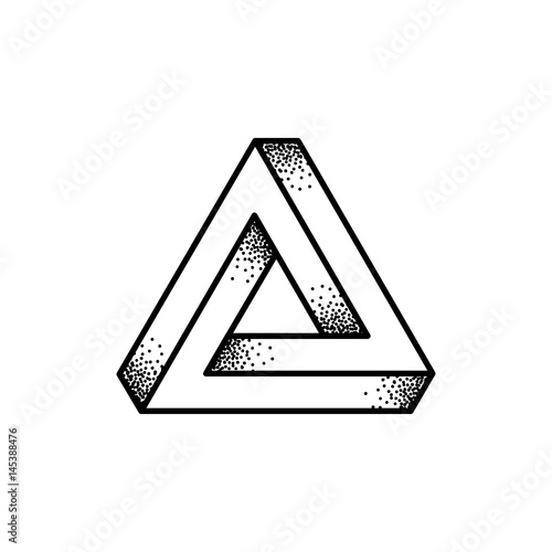 Penrose triangle illustration