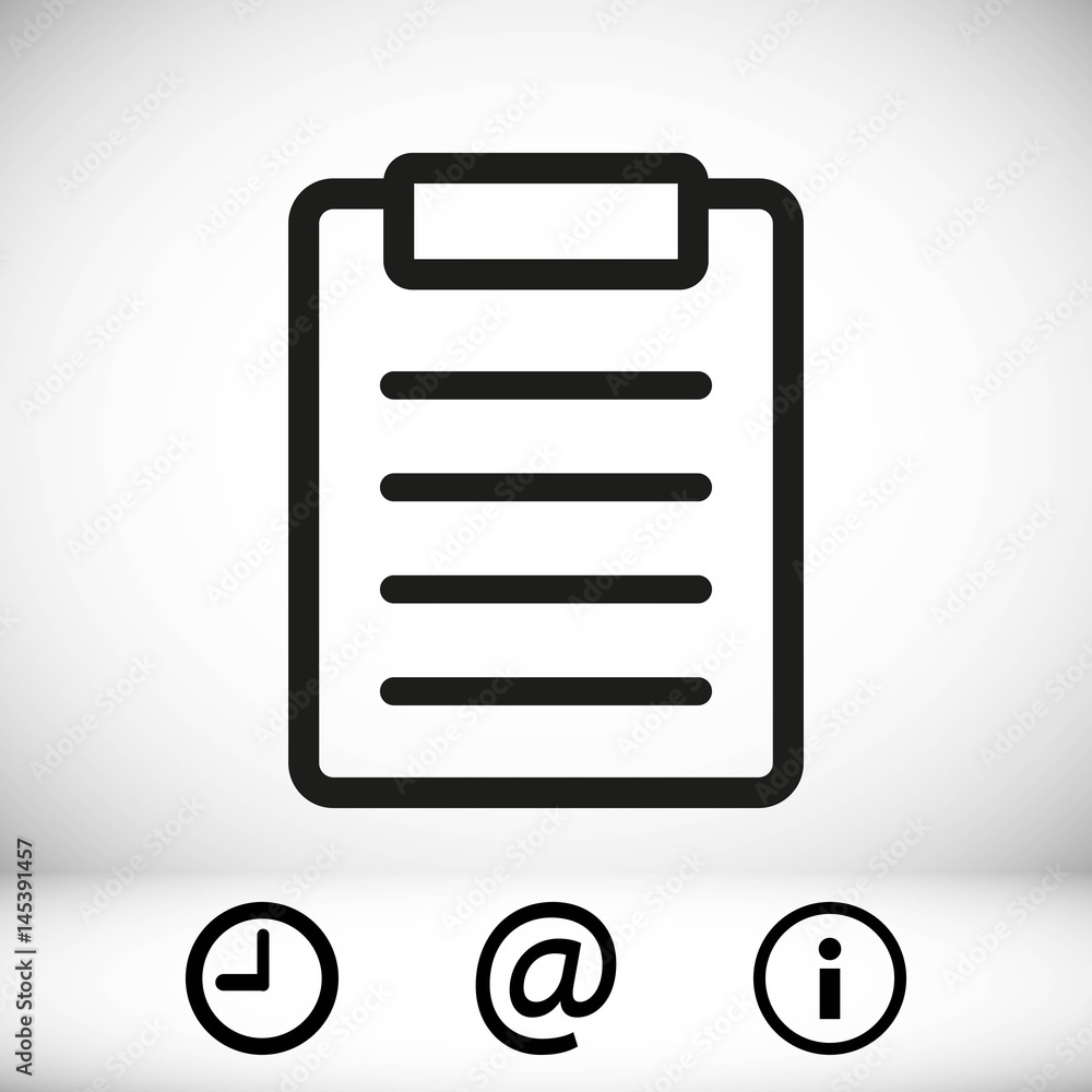 checklist icon stock vector illustration flat design checklist icon stock vector illustration flat design